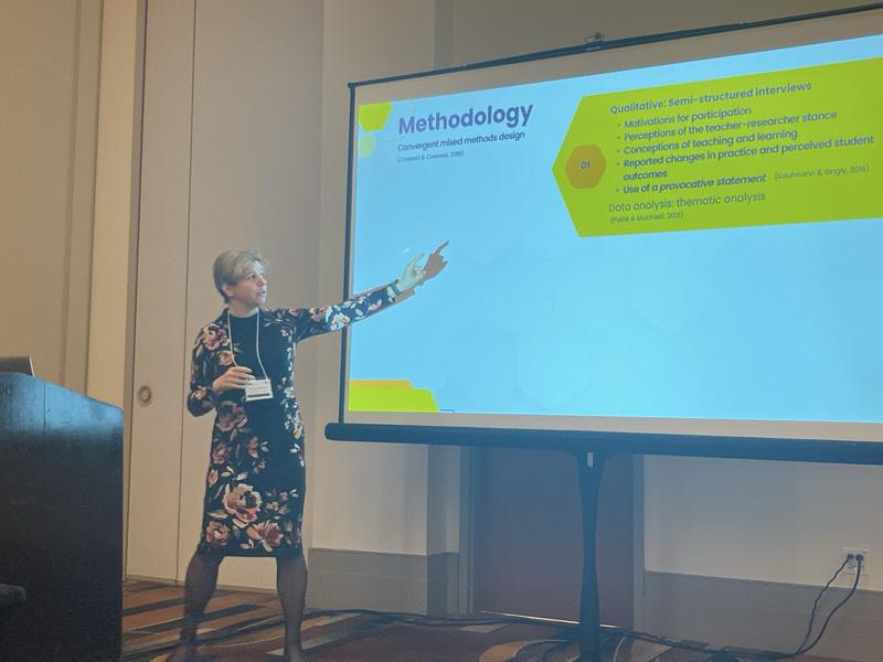 Bénédicte Boissard  au Congrès de l’Association for Science Teacher Education (ASTE)